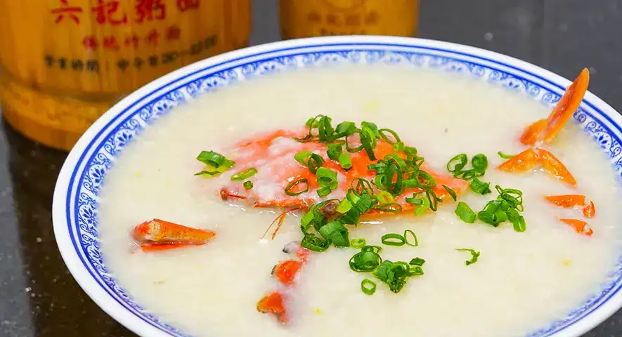 一人份水蟹粥。