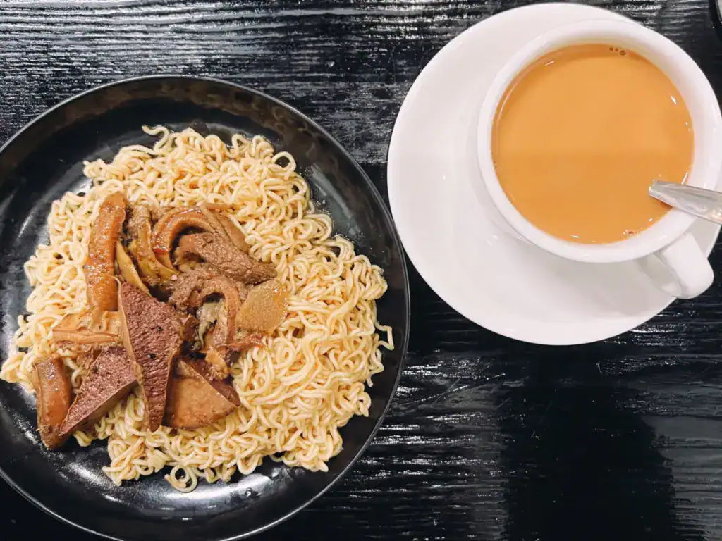 牛雜加上出前一丁,美味!